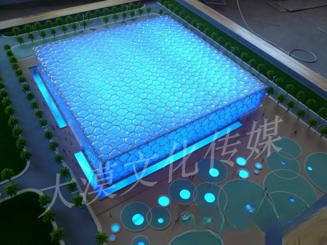 投标模型水立方