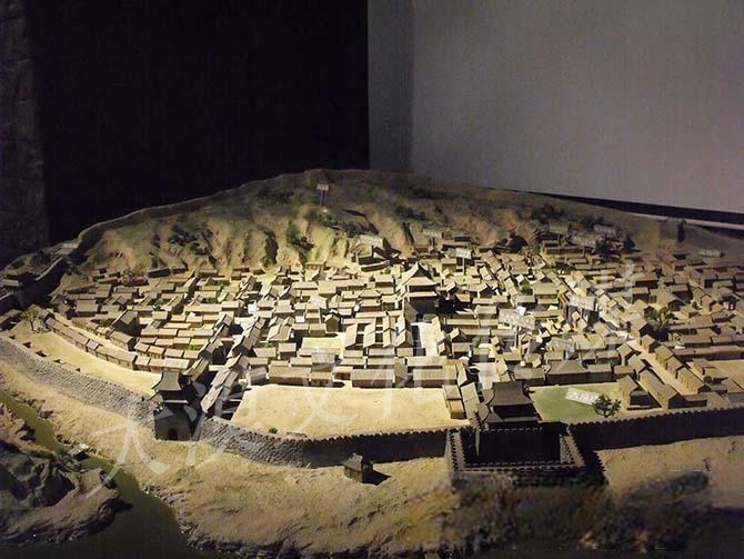 1937年延安古城沙盘