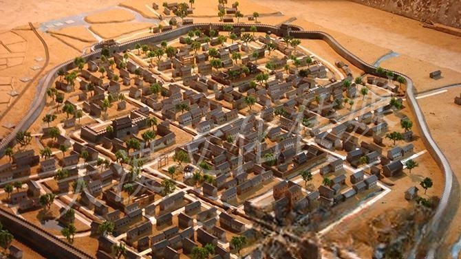 延安古建沙盘