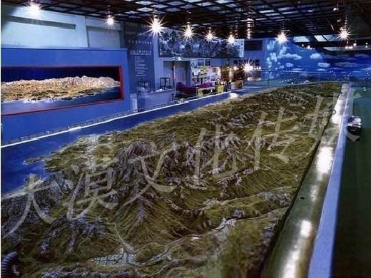 玻璃钢仿真山形沙盘